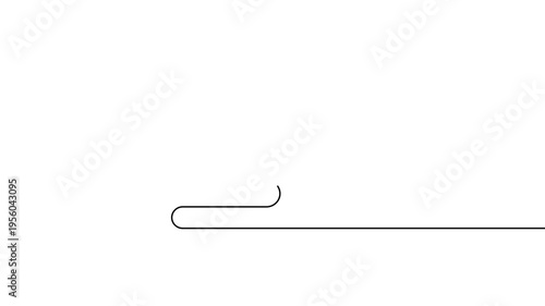 Document page continuous one line drawing animation minimalist outline style 4k video