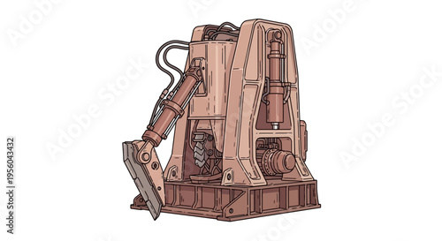 Brown leather vintage travel backpack.