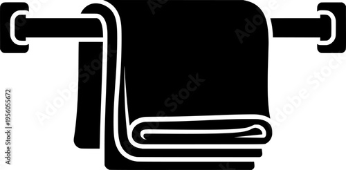 towel icon on transparent background for apps and websites
