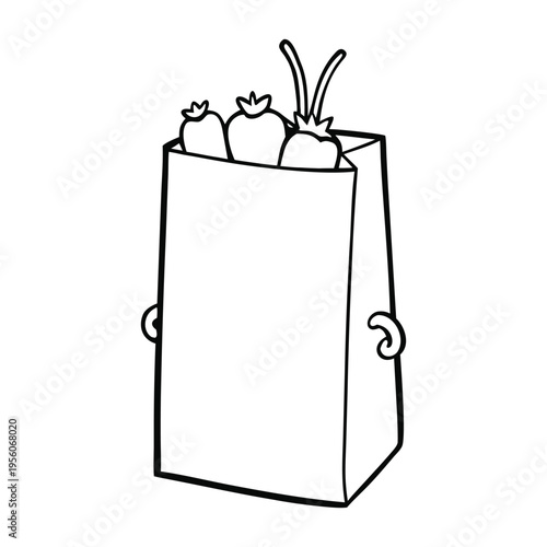 A sturdy grocery shopping bag designed for convenience, featuring durable handles and spacious interior. Perfect for carrying fresh produce, pantry items, and everyday essentials with ease.
