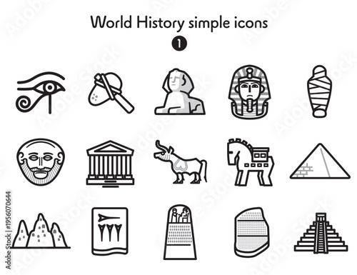 シンプルアイコン集 世界史1
