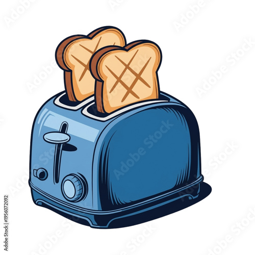toaster and bread