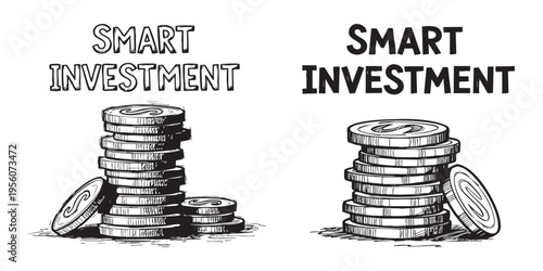 Business Scene Debris Concept Illustration Black White Hand Drawn Sketch Transparent Background