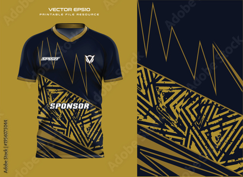 jersey sport template vector illustration