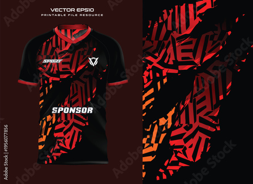 jersey sport template vector illustration