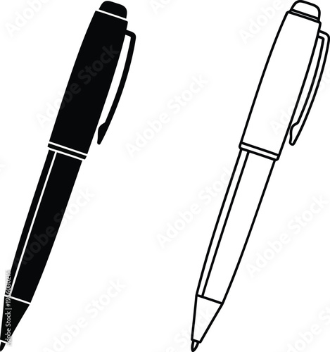 Pens and pencils drawing tools Vector