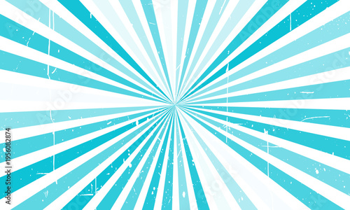 Blue exploding star burst background vector illustration. Pure silver gray abstract shining vector background.