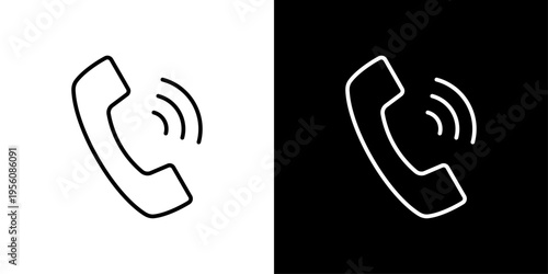 Phone Icon Sheet Black And White