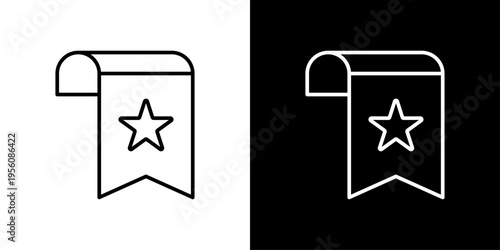 Bookmark Icon Sheet Black And White