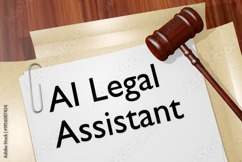 AI Legal Assistant concept