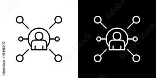 Network Icon Sheet Black And White