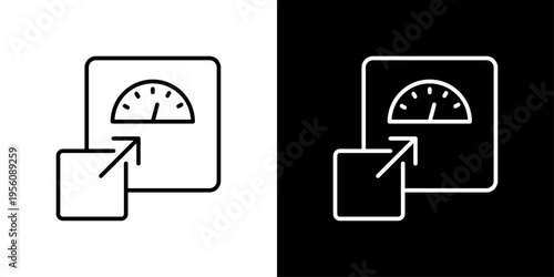 Scale Icon Sheet Black And White