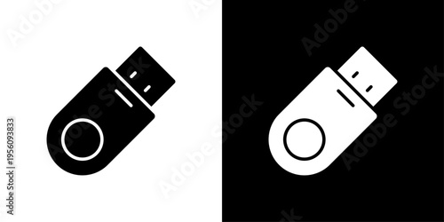 Usb Icon Sheet Black And White