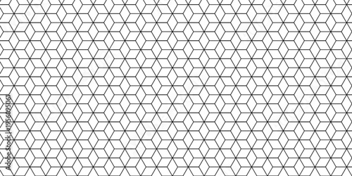 Abstract minimal square tech grid line box wallpaper. metal cube creative geometric fabric wall tiles gradient web triangle diamond honeycomb hexagon art decorative textile design.