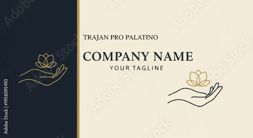 Business company logo template design.