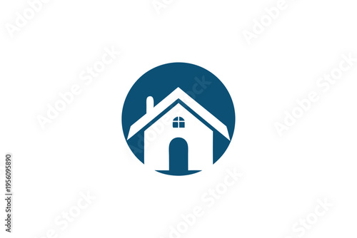 Black house symbol with smooth, rounded corners, representing homeownership, real estate, or a place of residence.