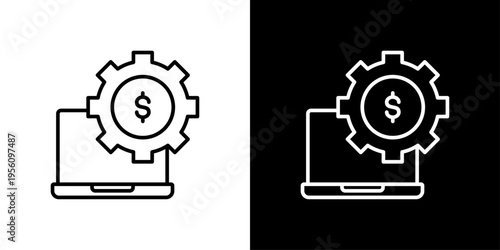 System Icon Sheet Black And White