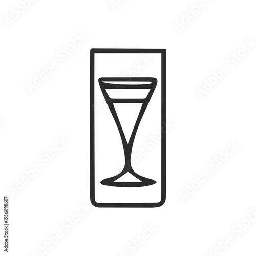 Cocktail Tall Glass Icon