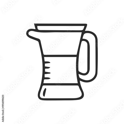 French Press Coffee Maker Icon