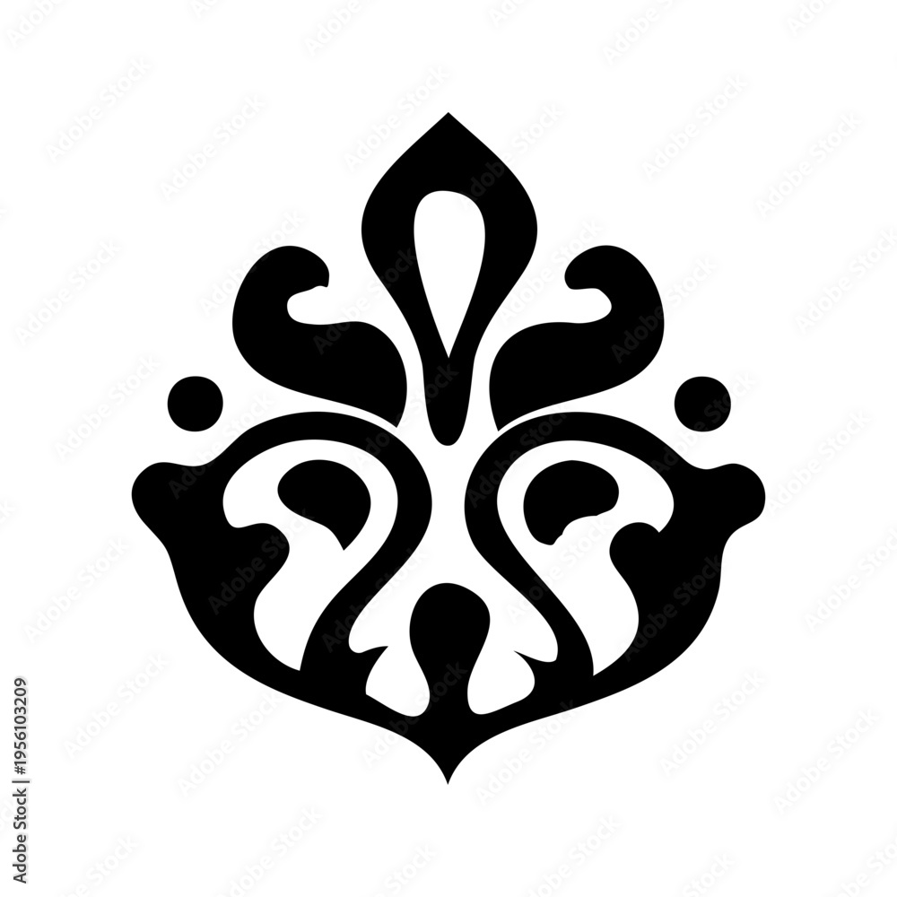 Obraz premium Classic Swirl Ornament Icon