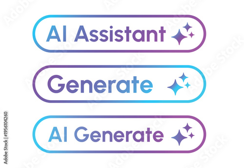 AI generate icons, Artificial intelligence generated