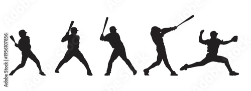 baseball player silhouette