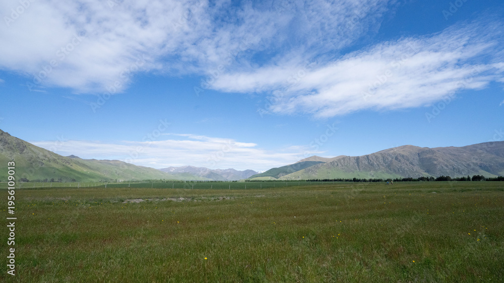 Fototapeta premium Mountain Landscape in the South Island, New Zealand