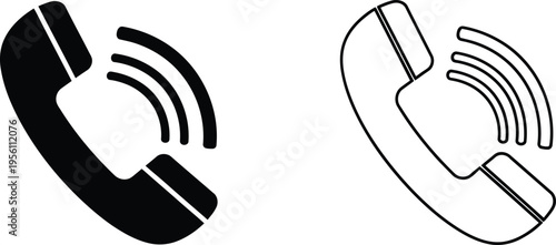 Phone signal icons Vector