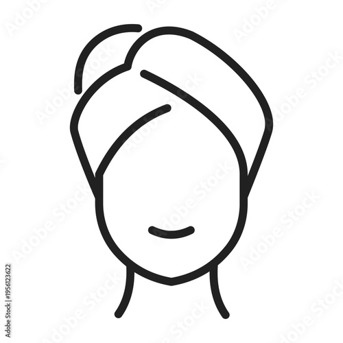 Self Care Spa Routine Line Icon