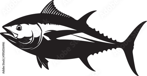 Vector tuna fish icon