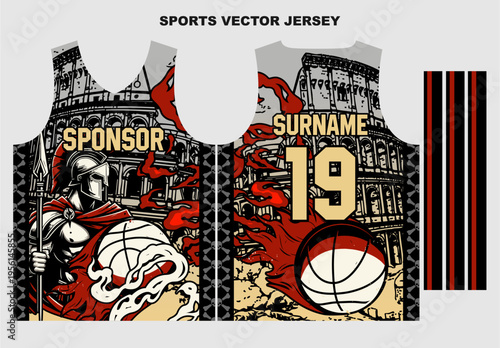 warrior basketball jersey tem...