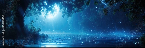 Fairytale Magic Night Forest