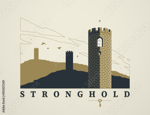 Shield emblem representing protection, trust and stability, designed for security focused brands, illustrations and systems built on reliability and control.