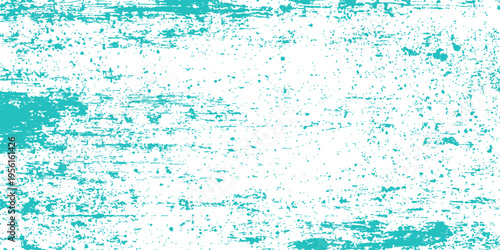 Abstract texture with turquoise paint strokes across a light backdrop, creates a unique visual effect, a piece that is ideal for graphic design.