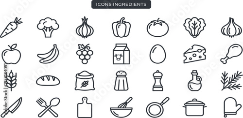 A comprehensive collection of sleek vector icons representing various modern audio equipment and sound reproduction devices for digital media applications