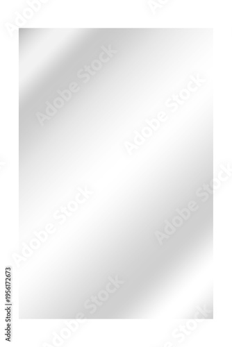 Vertical shiny clear glass reflection smart phone on transparent backgrounds illustration png
