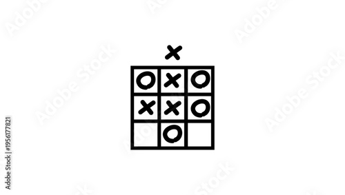 Think Outside the Box, black isolated silhouette