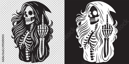 halloween skeleton holding heart vector illustration flat design