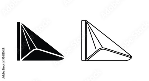 Minimalist Sandwich Icon Set Vector