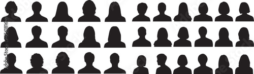 A collection of thirty two black screwdriver bits arranged in four rows on a white background