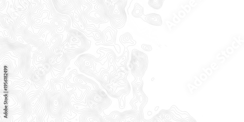 Vector geographic contour map. Topography map background. Black and white wave Seamless line. Topography relief. White wave paper curved reliefs abstract. Topographic map patterns,topography line map.