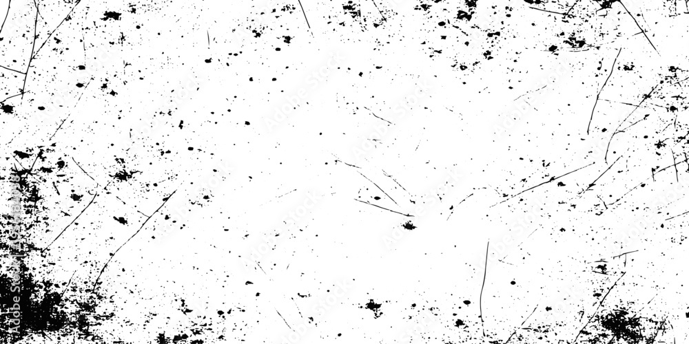 Obraz premium Grunge Dust and Scratched Texture Vector Background. Distressed Surface with Noise, Grain and Worn Texture Pattern for Abstract Overlay Use.