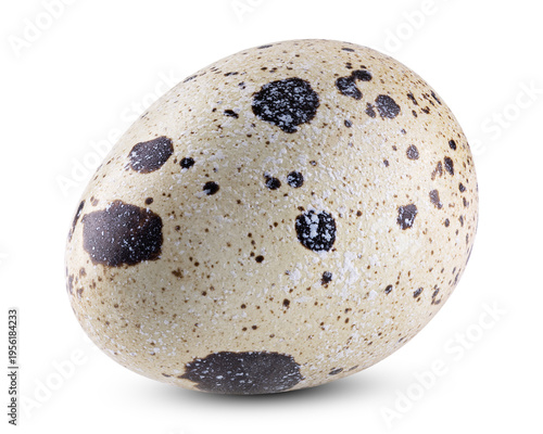 Quail egg isolated on transparent background