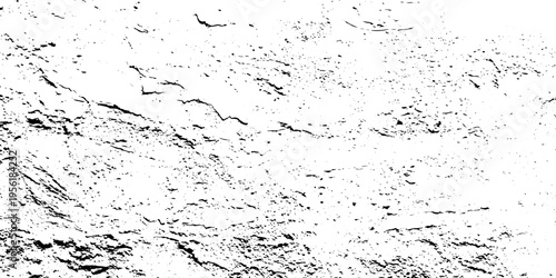 Vector Grunge Abstract Texture with Old Wall Cement Effect. Distressed Concrete Background with Rough Surface, Cracks, Noise and Vintage Worn Texture Pattern.