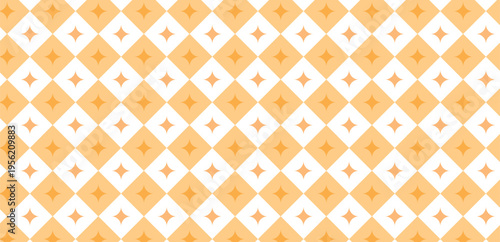 Diamond seamless pattern with stars pink y2k checkered background sparkling Seamless abstract geometric diamond pattern with sparkling stars pink