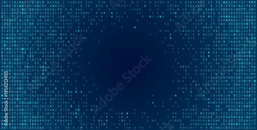 The Binary Void - Fractal Data Distribution and Cybersecurity Perimeter Background