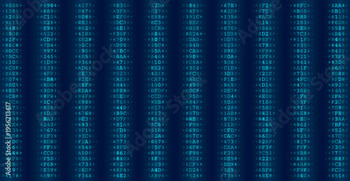 Structured Binary Matrix - Quad-Column Technical Data Distribution