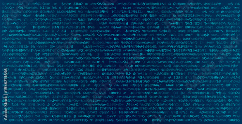Digital Entropy - Chaotic Binary Symbol Distribution in Artistic Color