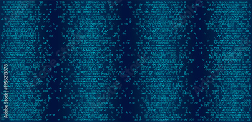 Structured Digital Logic - Binary Code Columns on Data Matrix