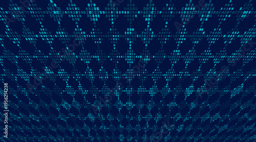 The Binary Horizon - Artistic Perspective of Converging Digital Data Streams